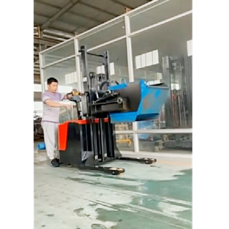 步行式電動廢料箱夾抱傾倒車 步行式電動廢料箱夾抱傾倒車