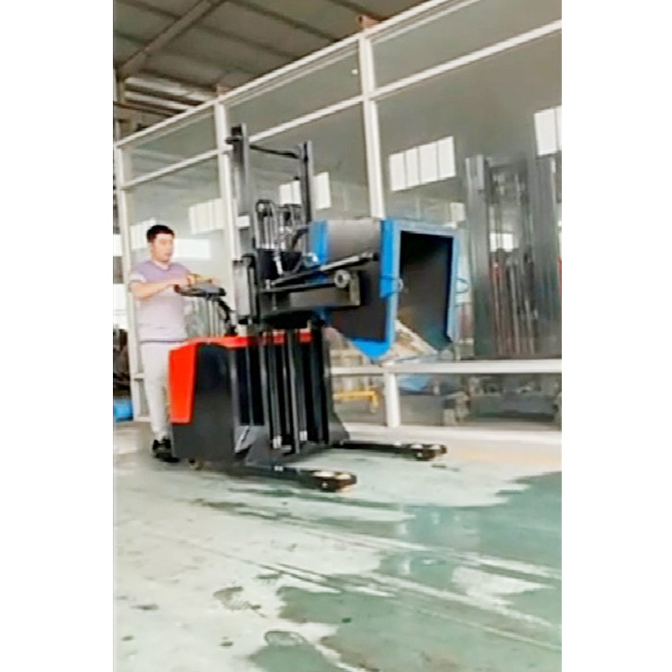 步行式電動廢料箱夾抱傾倒車 步行式電動廢料箱夾抱傾倒車